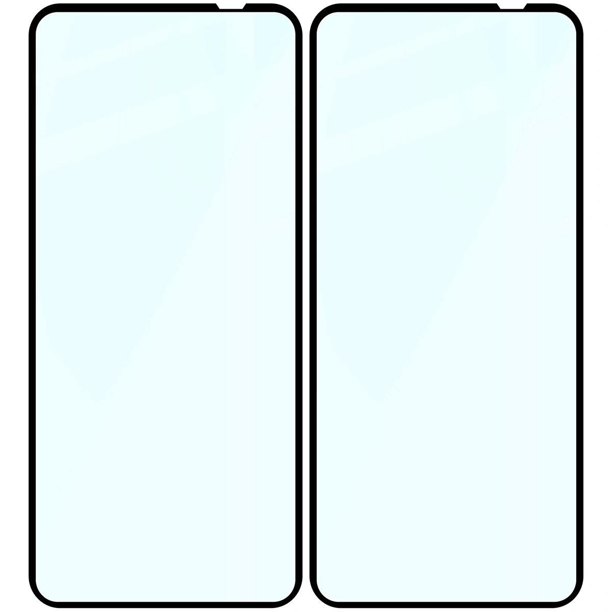 Ochranné sklo Bizon Glass Edge Duo Nothing Phone 1 black frame [2 PACK]
