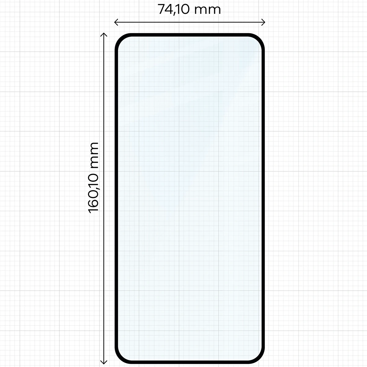 Ochranné sklo Bizon Glass Edge Duo Nothing Phone (3a) / (3a) Pro / CMF Phone 2 Pro black frame [2 PACK]