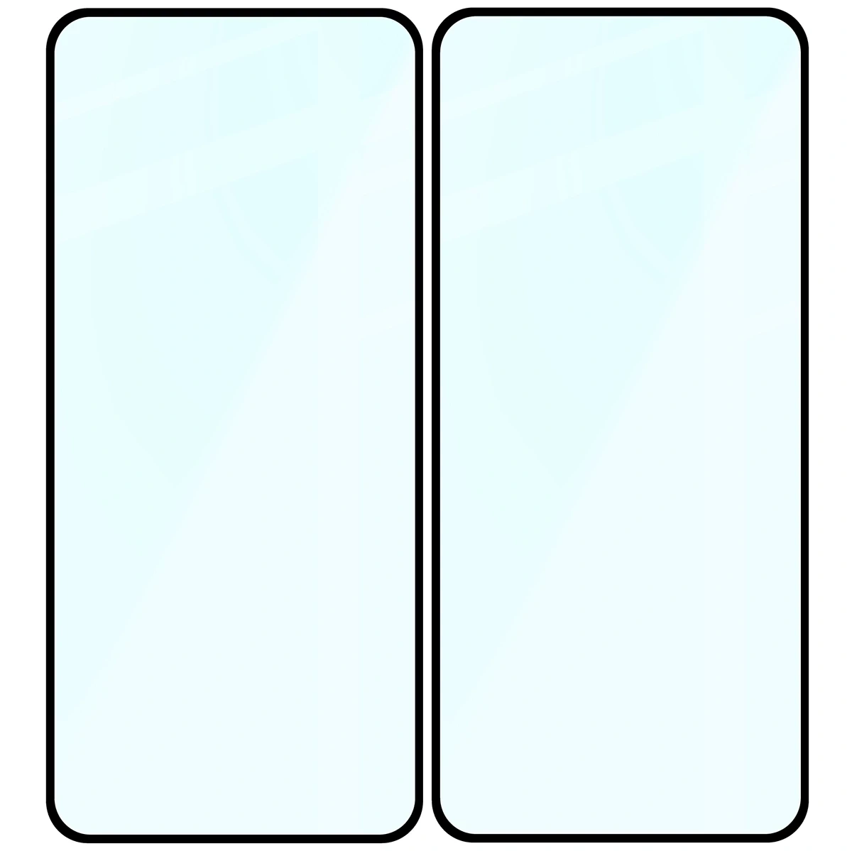Ochranné sklo Bizon Glass Edge Duo Nothing Phone (3a) / (3a) Pro / CMF Phone 2 Pro black frame [2 PACK]