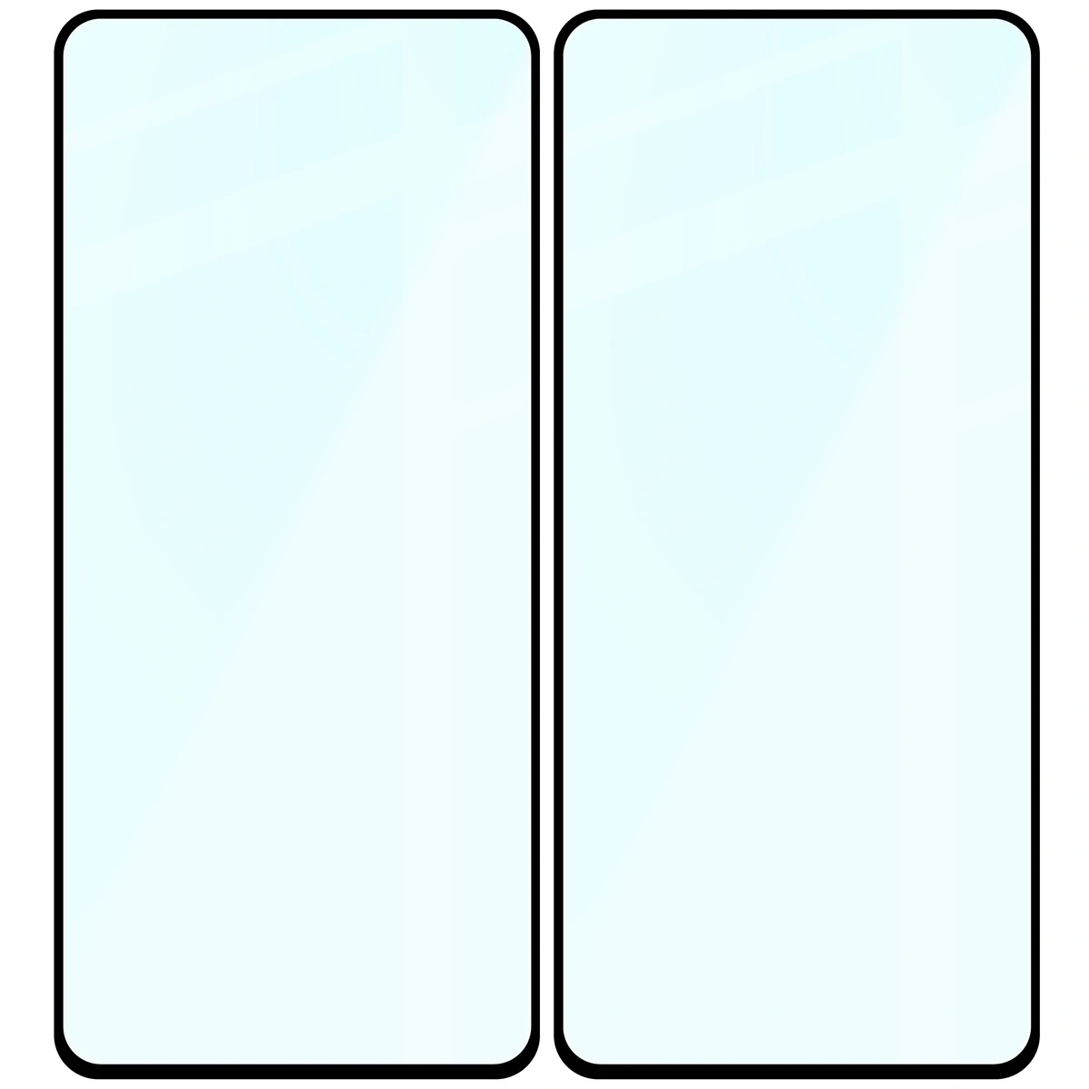 Ochranné sklo Bizon Glass Edge Duo OnePlus Nord CE5 5G black frame [2 PACK]