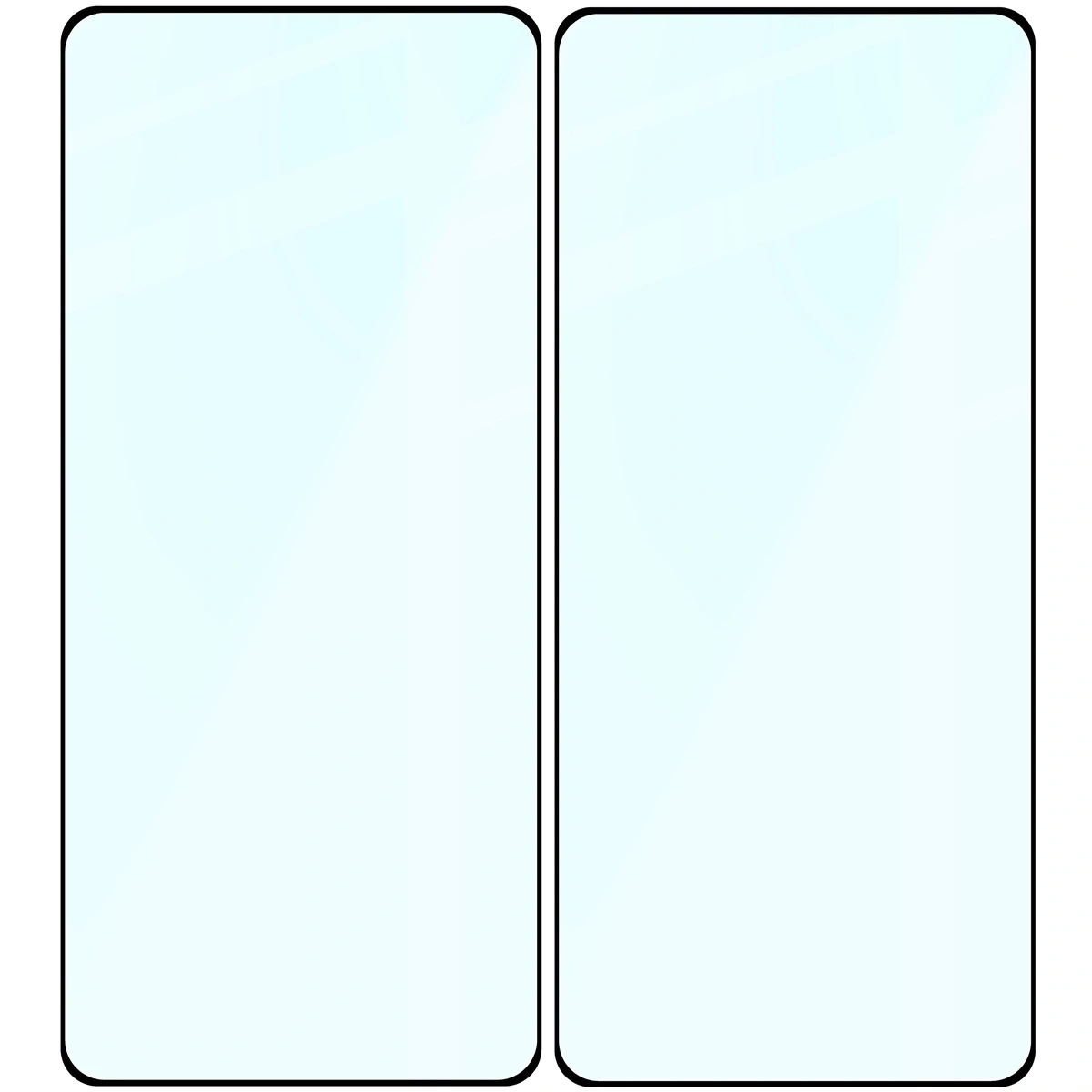 Ochranné sklo Bizon Glass Edge Duo Xiaomi POCO X6 / M6 Pro 4G / Redmi Note 13 5G / 13 Pro 4G / 5G black frame [2 PACK]