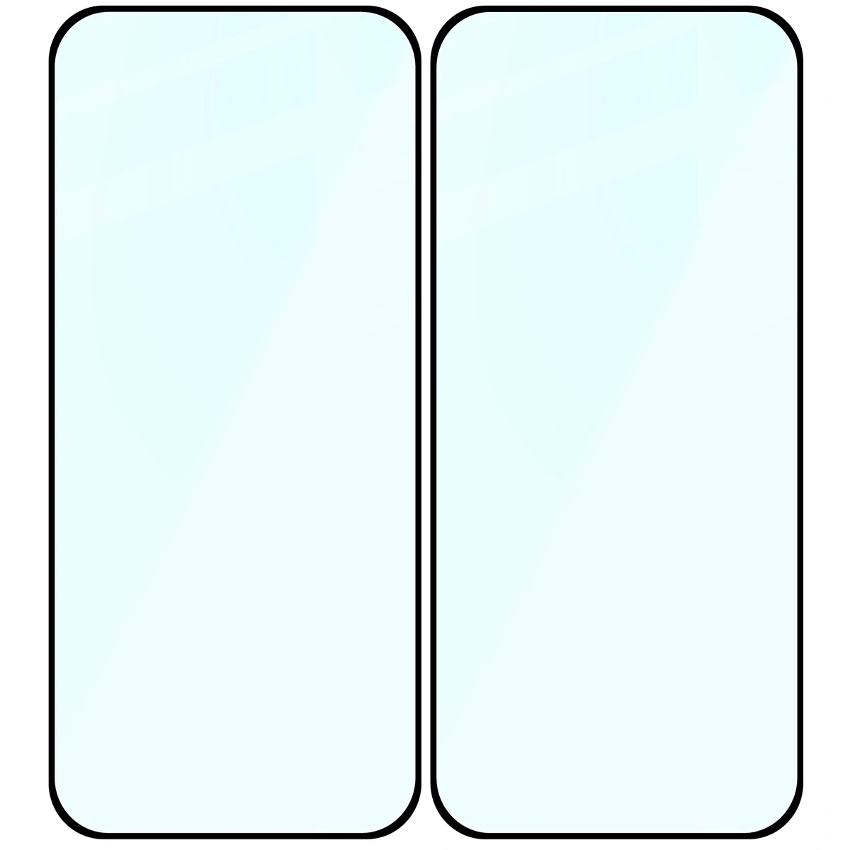 Ochranné sklo Bizon Glass Edge Duo Google Pixel 10 / 10 Pro / 9 / 9 Pro black frame [2 PACK]
