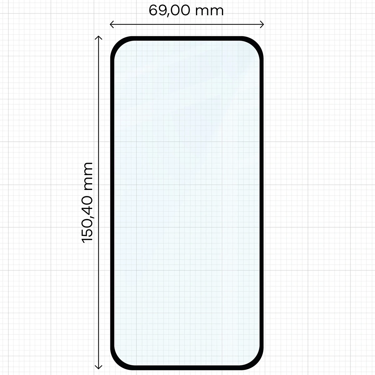 Ochranné sklo Bizon Glass Edge Duo Google Pixel 9a black frame [2 PACK]