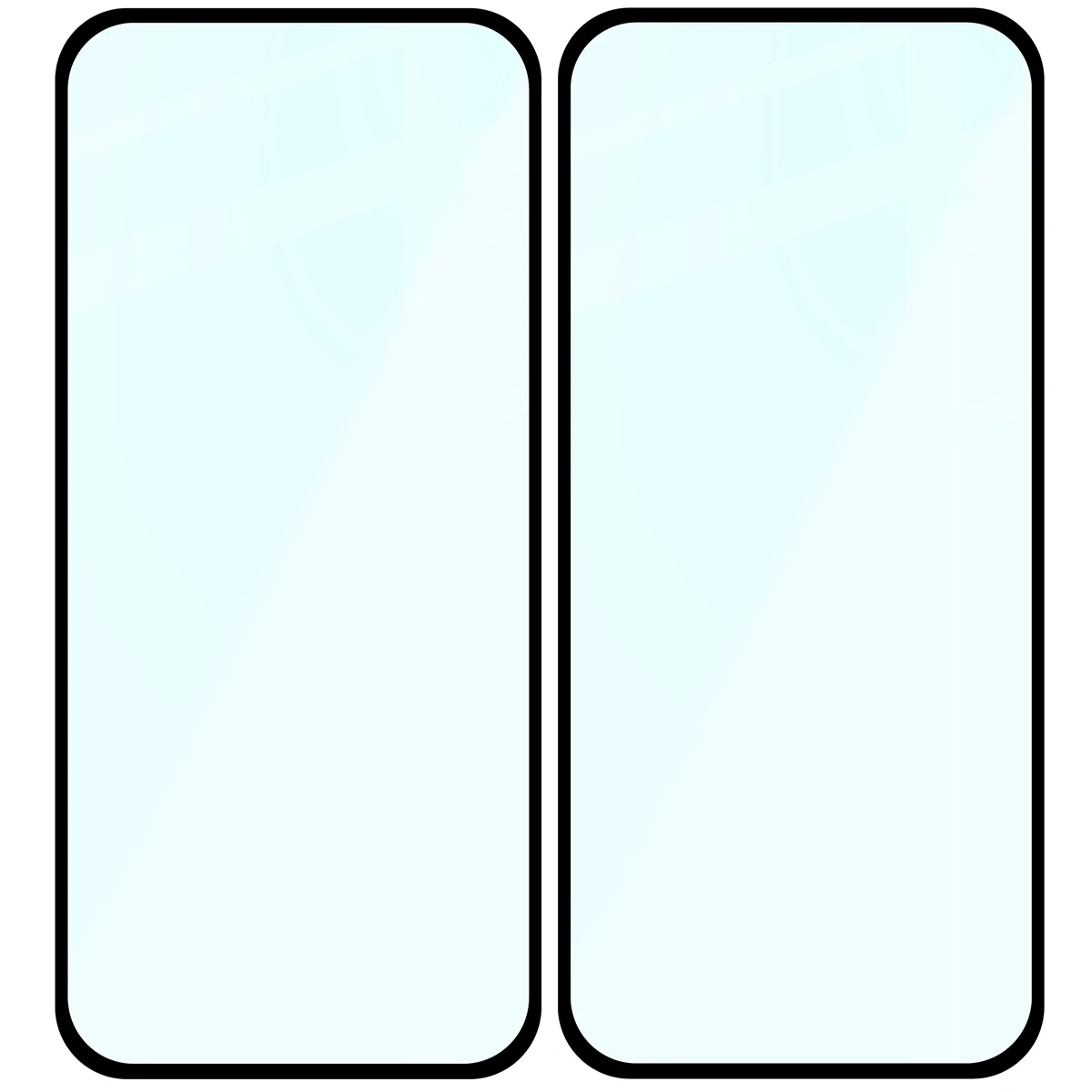 Ochranné sklo Bizon Glass Edge Duo Google Pixel 9a black frame [2 PACK]