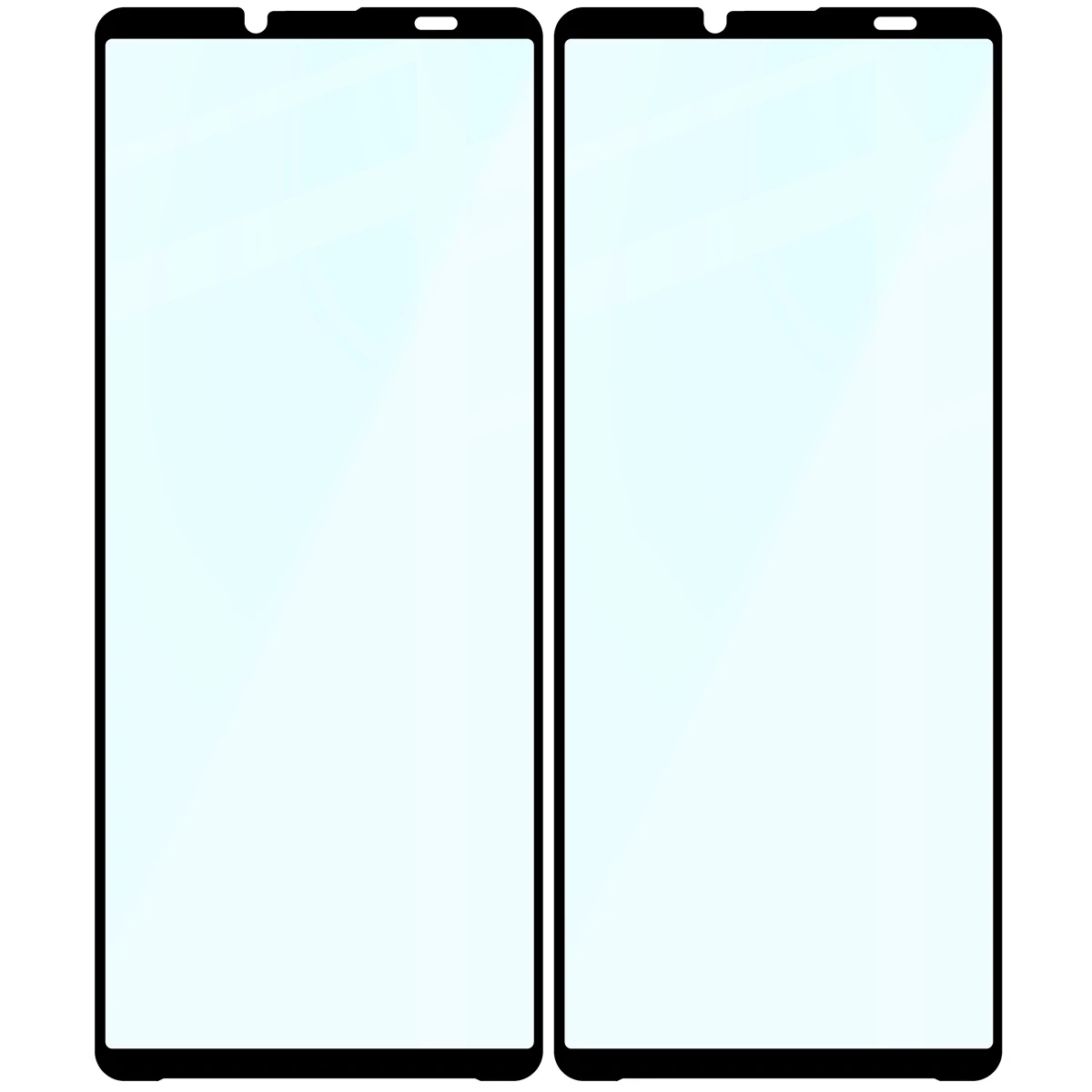 Ochranné sklo Bizon Glass Edge Duo Sony Xperia 10 VI black frame [2 PACK]