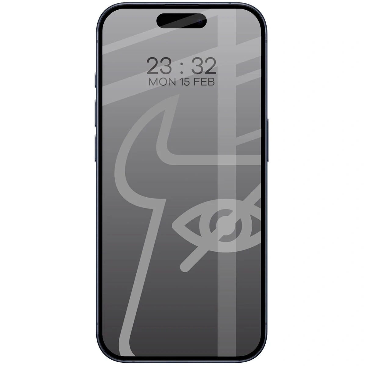 Ochranné sklo Bizon Glass Edge Shadow Duo Apple iPhone 15 Pro tinted with a black frame [2 PACK]