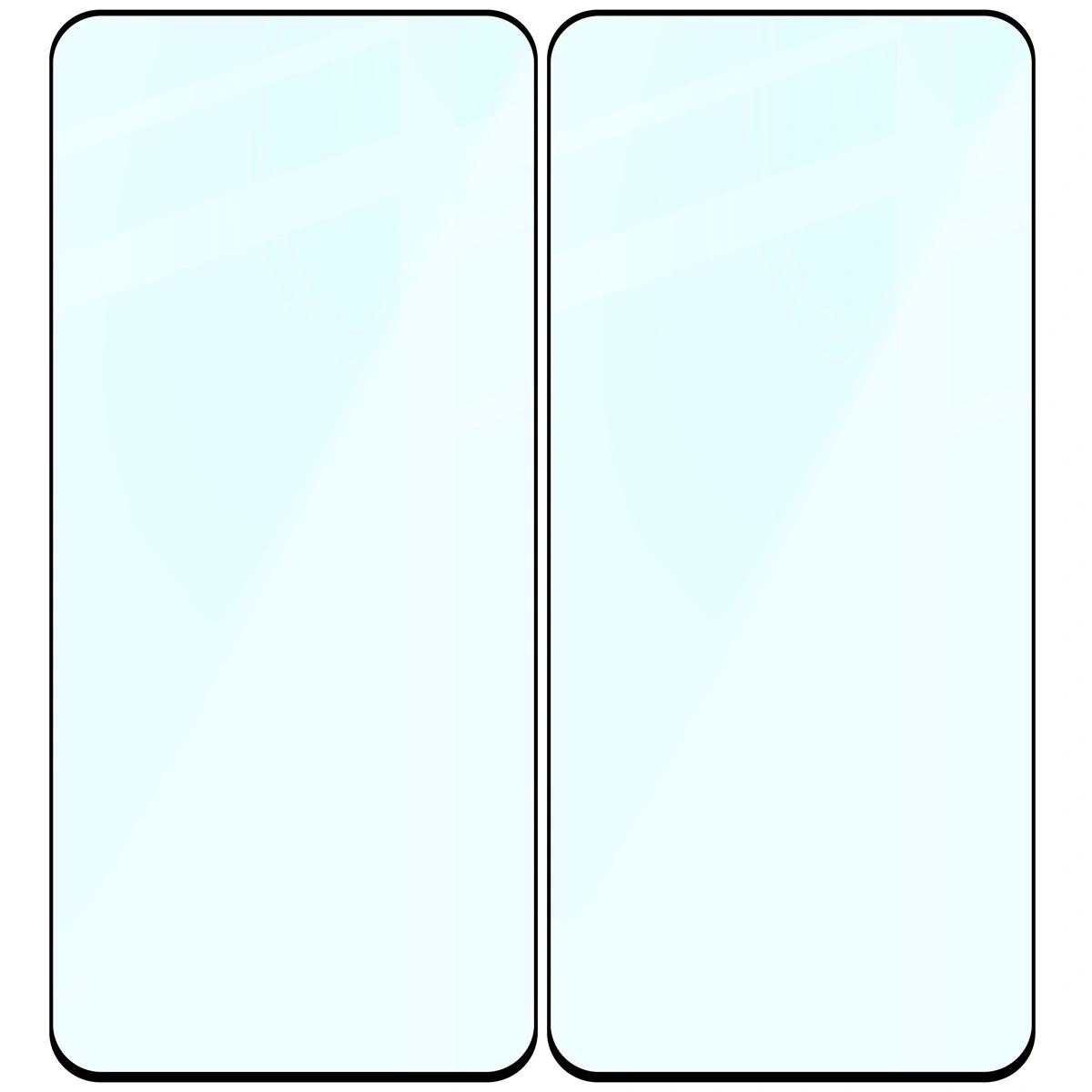 Ochranné sklo Bizon Glass Edge Duo Xiaomi Redmi Note 14 4G / 5G / POCO M7 Pro 5G black frame [2 PACK]