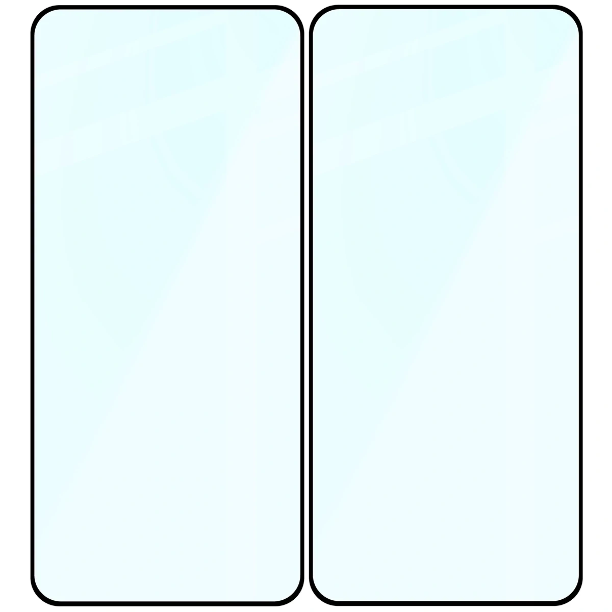 Ochranné sklo Bizon Glass Edge Duo Xiaomi 12T / 12T Pro black frame [2 PACK]
