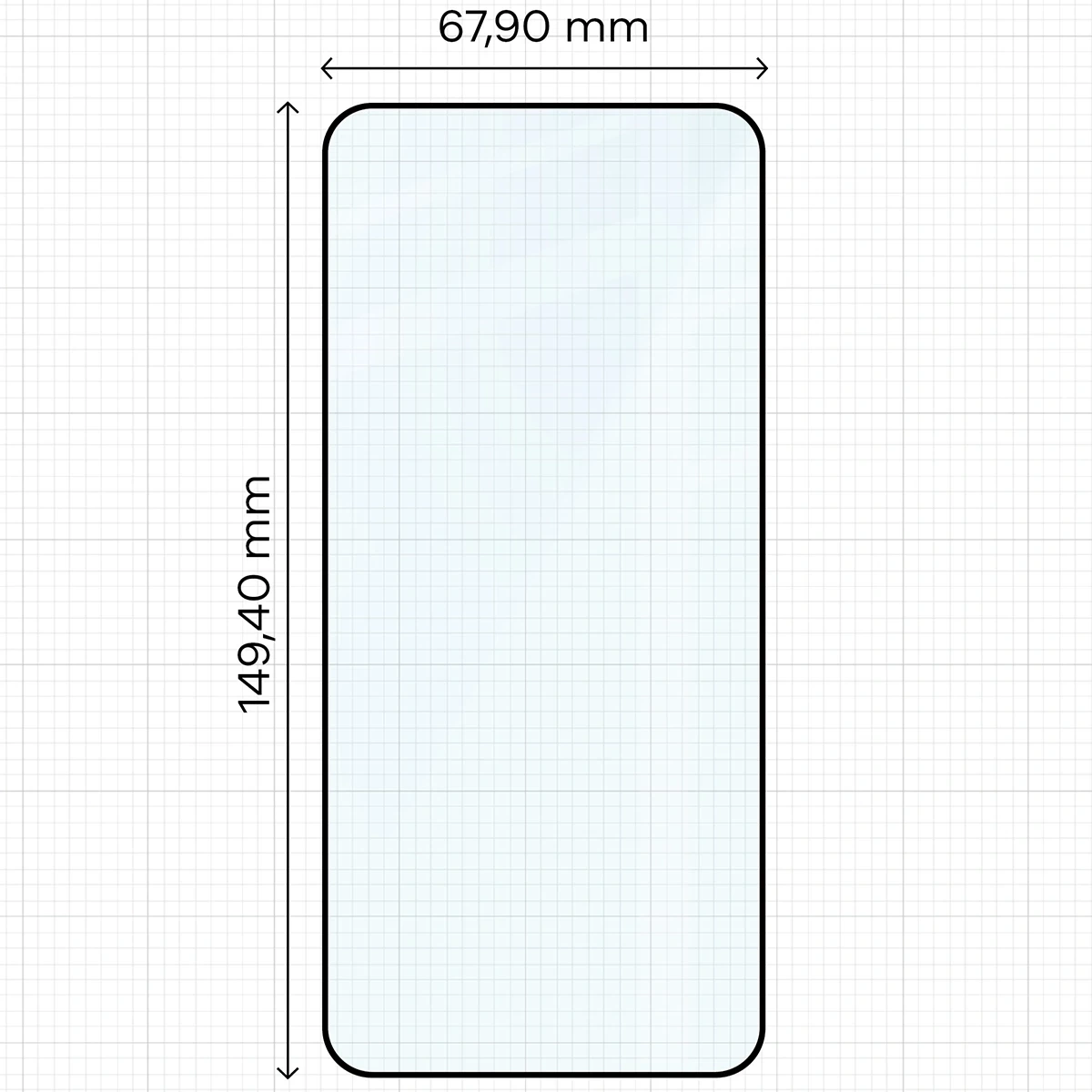 Ochranné sklo Bizon Glass Edge Duo Xiaomi 13 black frame [2 PACK]