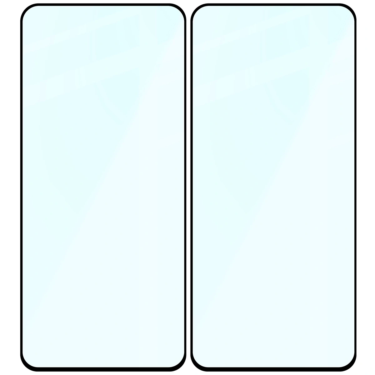 Ochranné sklo Bizon Glass Edge Duo Xiaomi 13T Pro / 13T black frame [2 PACK]