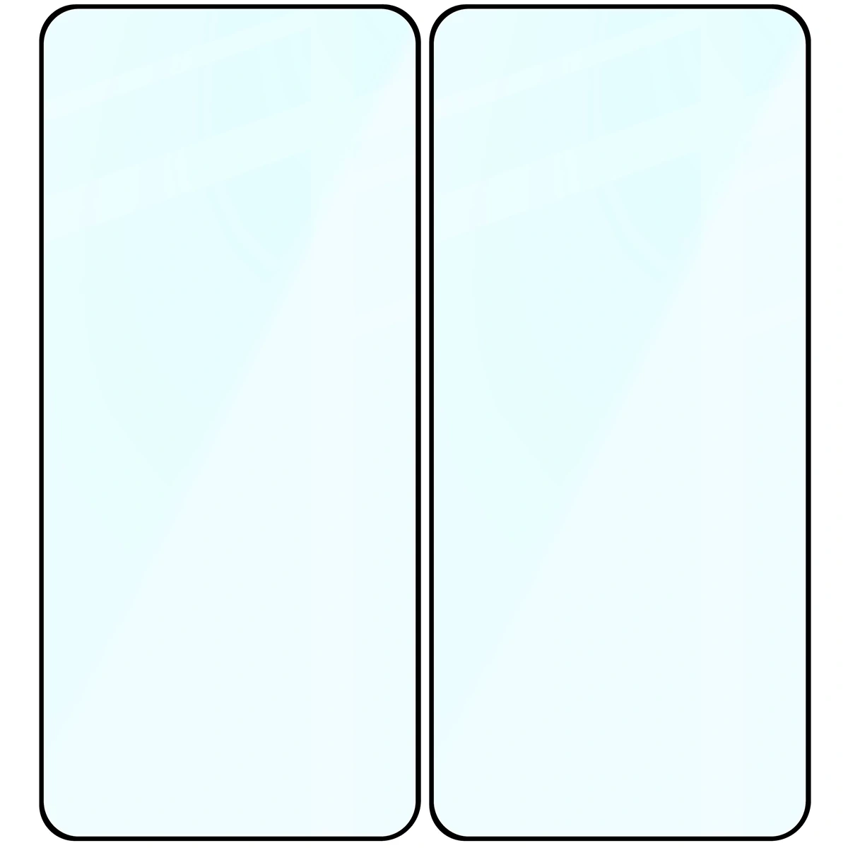 Ochranné sklo Bizon Glass Edge Duo Xiaomi 14T black frame [2 PACK]