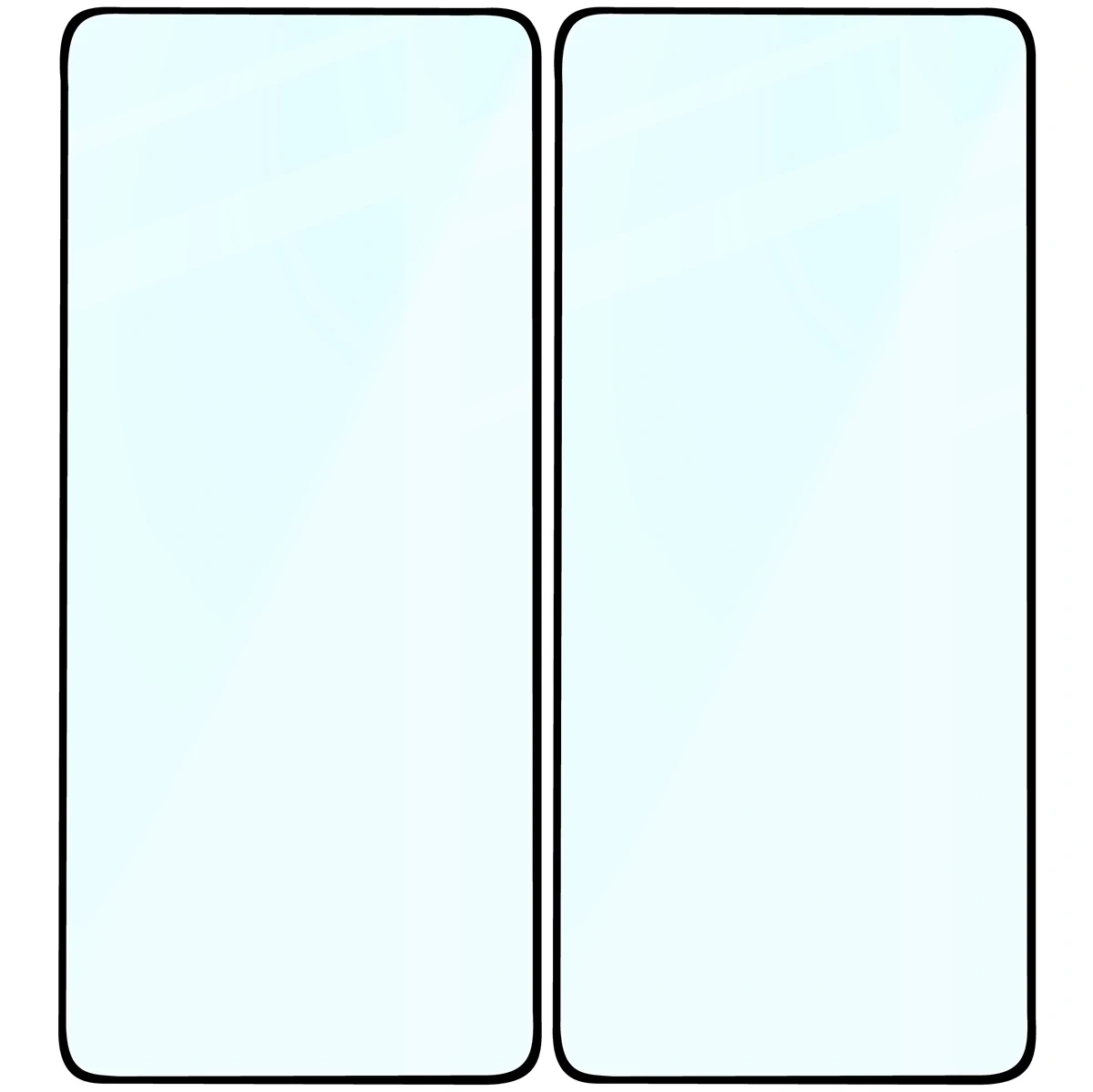 Ochranné sklo Bizon Glass Edge Duo Xiaomi 14T Pro black frame [2 PACK]