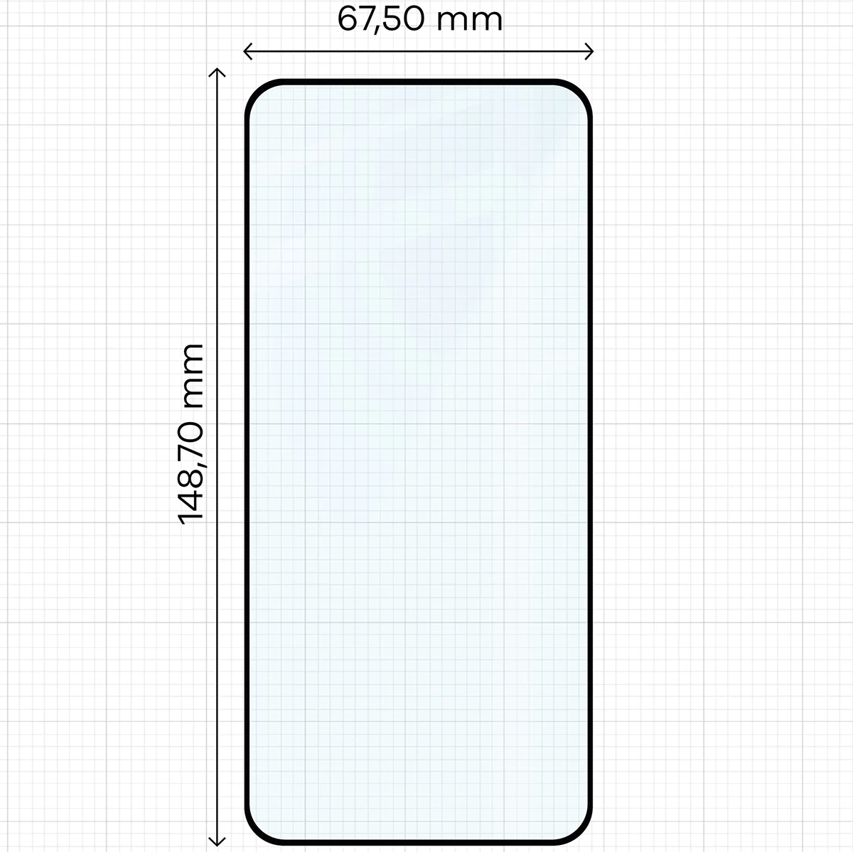 Ochranné sklo Bizon Glass Edge Duo Xiaomi 15 black frame [2 PACK]