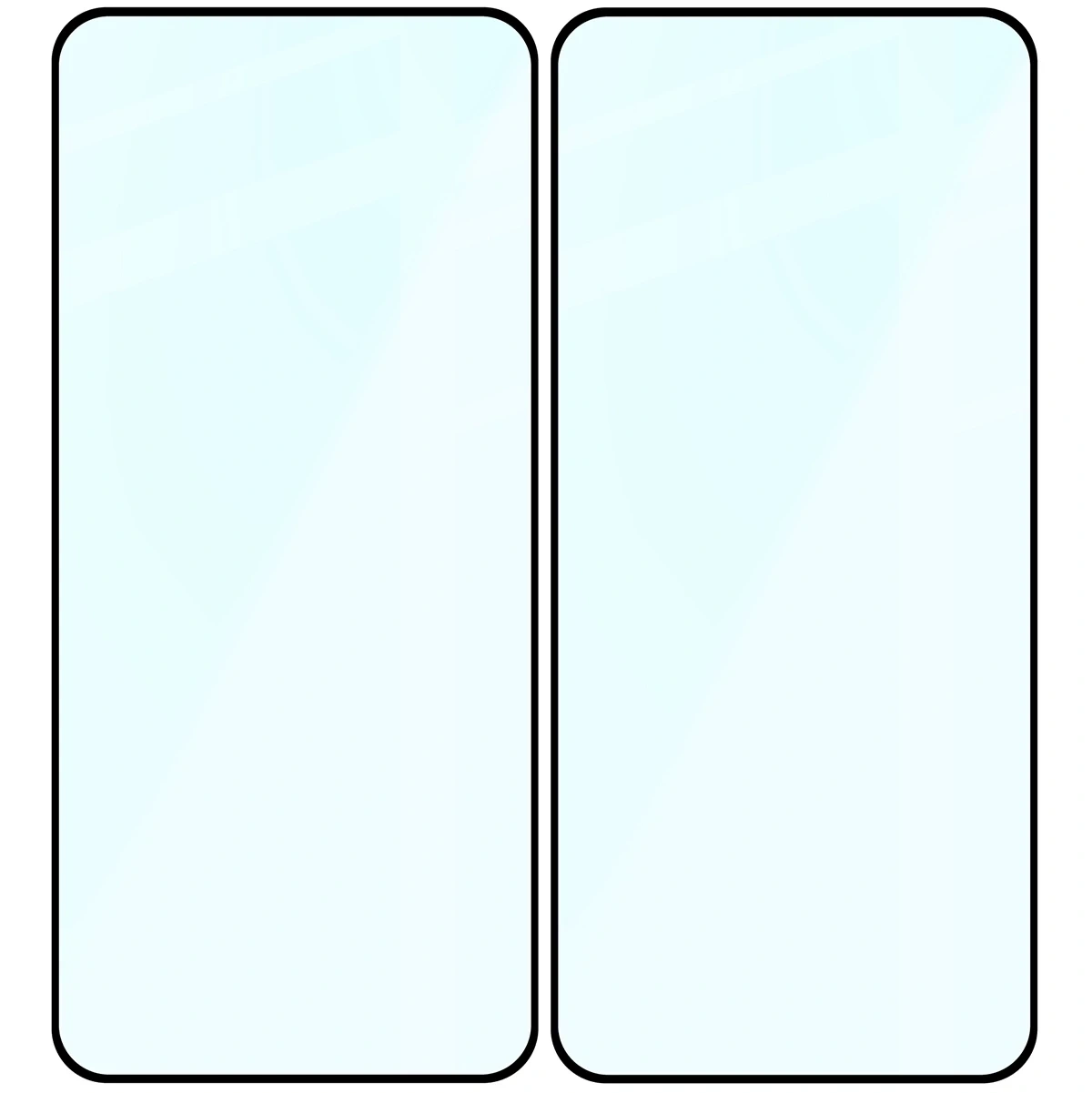 Ochranné sklo Bizon Glass Edge Duo Xiaomi 15 black frame [2 PACK]