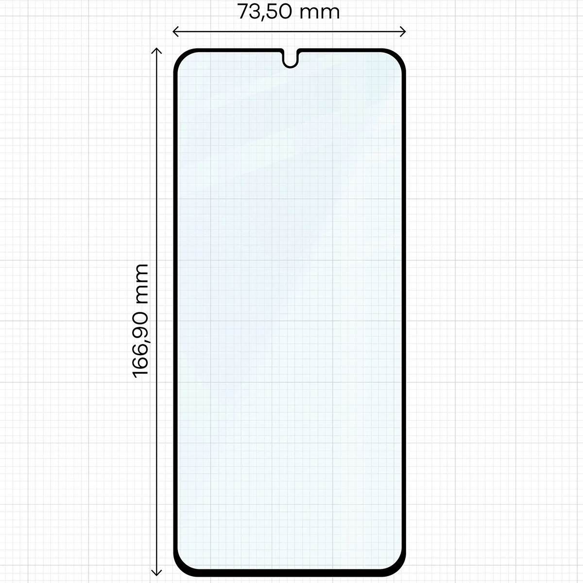 Ochranné sklo Bizon Glass Edge Duo Xiaomi Redmi 14C 4G / POCO C75 black frame [2 PACK]