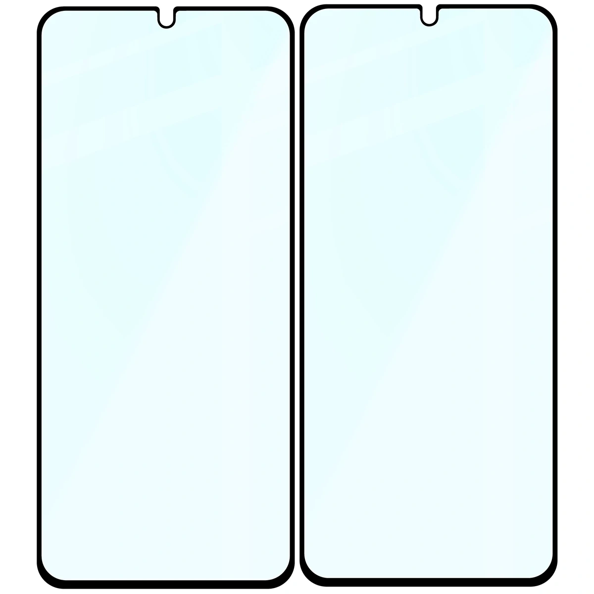 Ochranné sklo Bizon Glass Edge Duo Xiaomi Redmi 14C 4G / POCO C75 black frame [2 PACK]