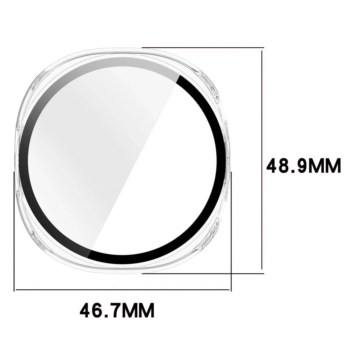 Kryt Bizon Case+Glass Watch Samsung Samsung Galaxy Watch 8 44mm clear