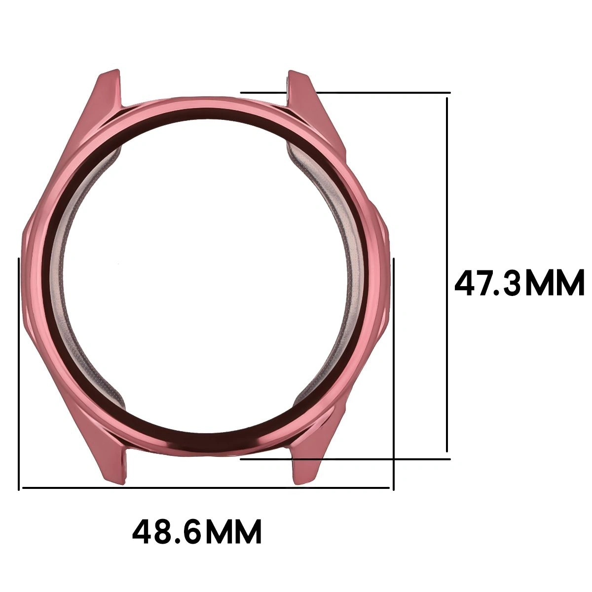 Kryt Bizon Case Watch Felipe Huawei Watch GT6 46 mm pink