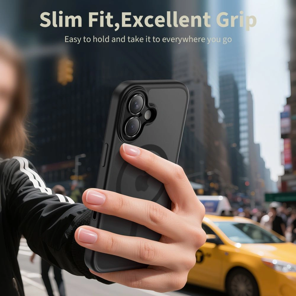 Kryt Tech-Protect Magpeak MagSafe CC Apple iPhone 17 Matte Black