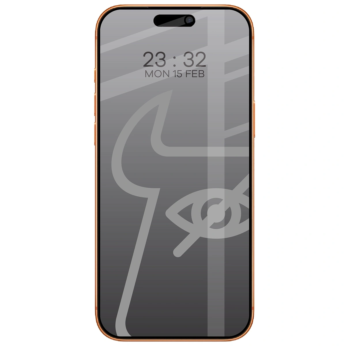Ochranné sklo Bizon Glass Edge Shadow Apple iPhone 17 Pro Max tinted with a black frame
