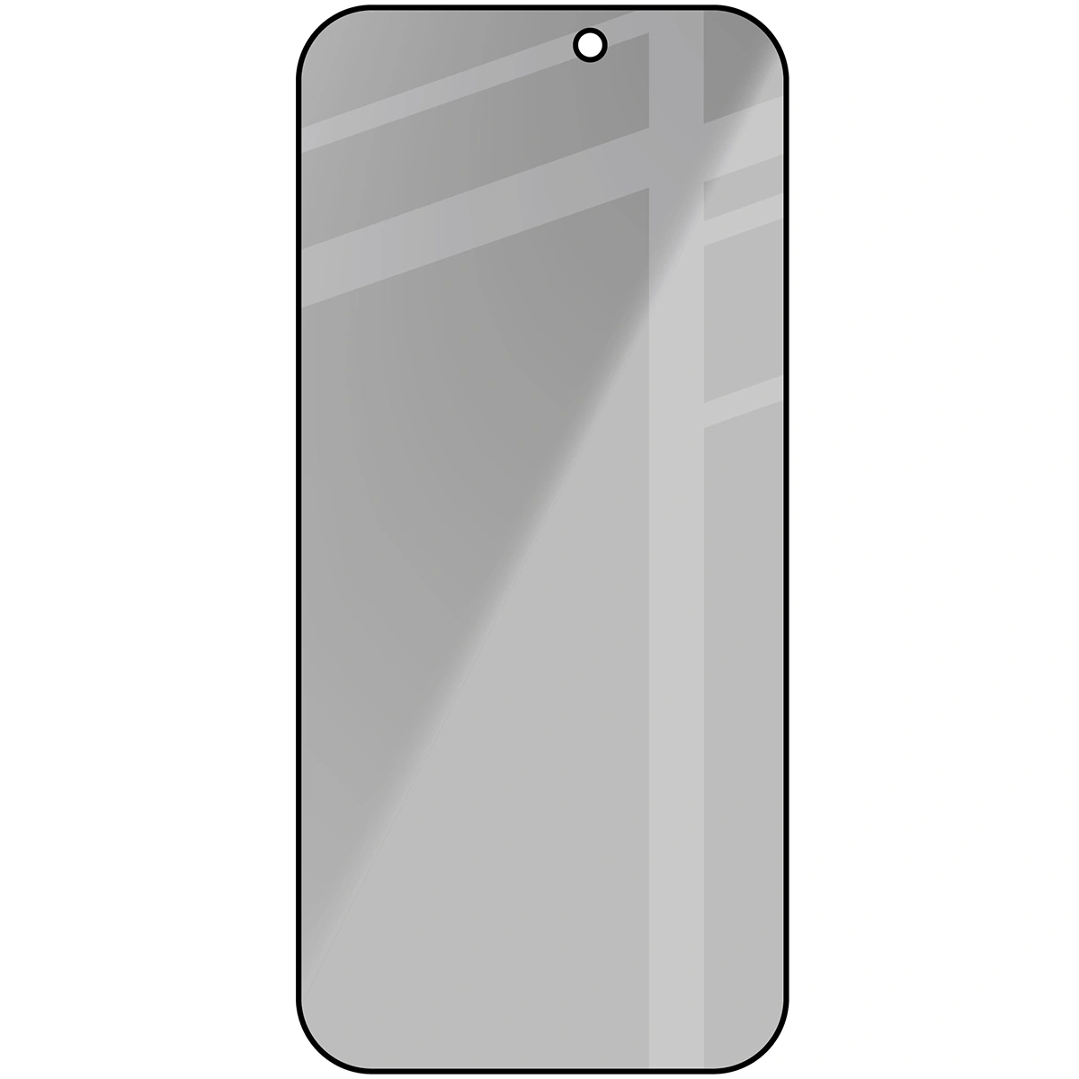 Ochranné sklo Bizon Glass Edge Shadow Apple iPhone 17 Pro Max tinted with a black frame
