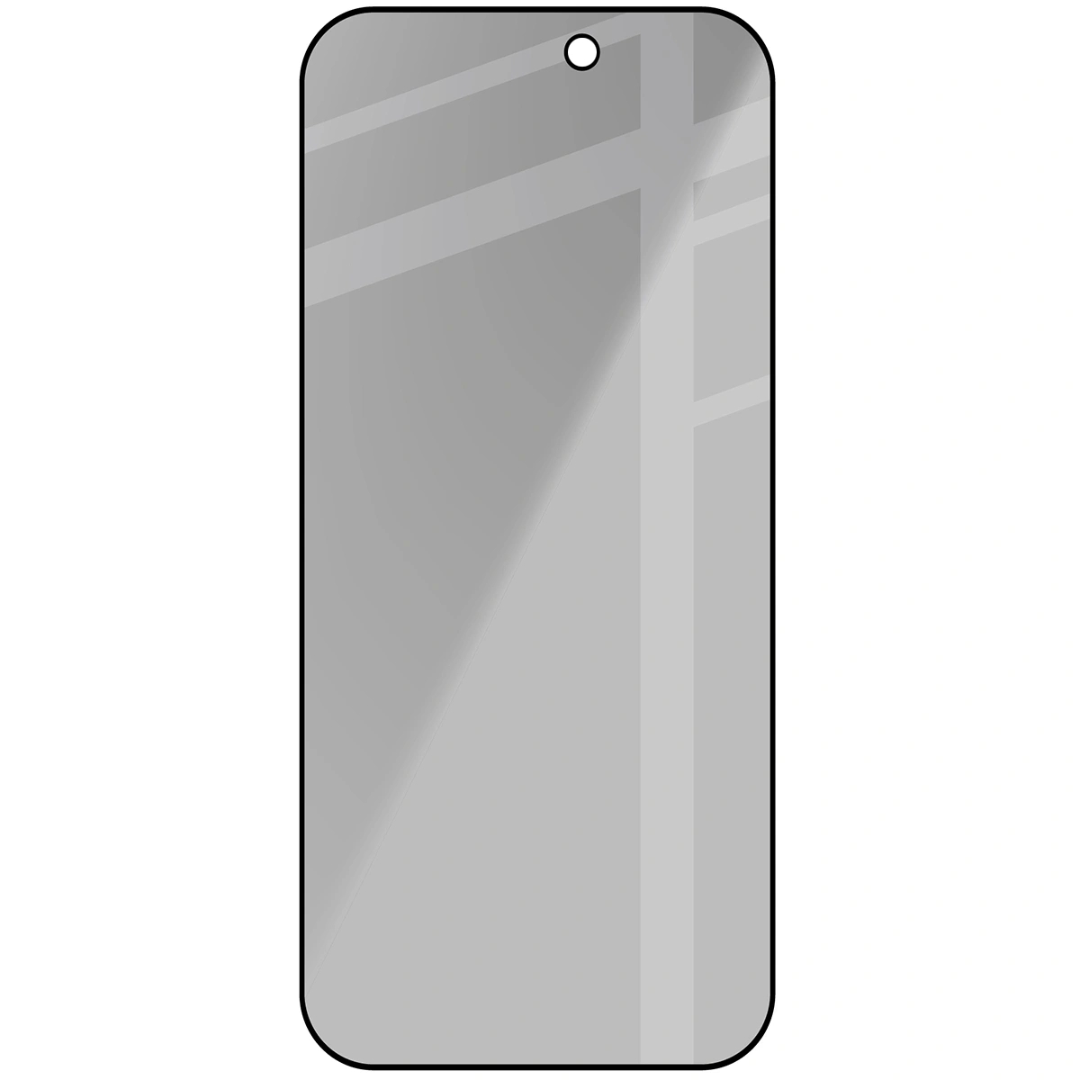 Ochranné sklo Bizon Glass Edge Shadow Apple iPhone Air tinted with a black frame