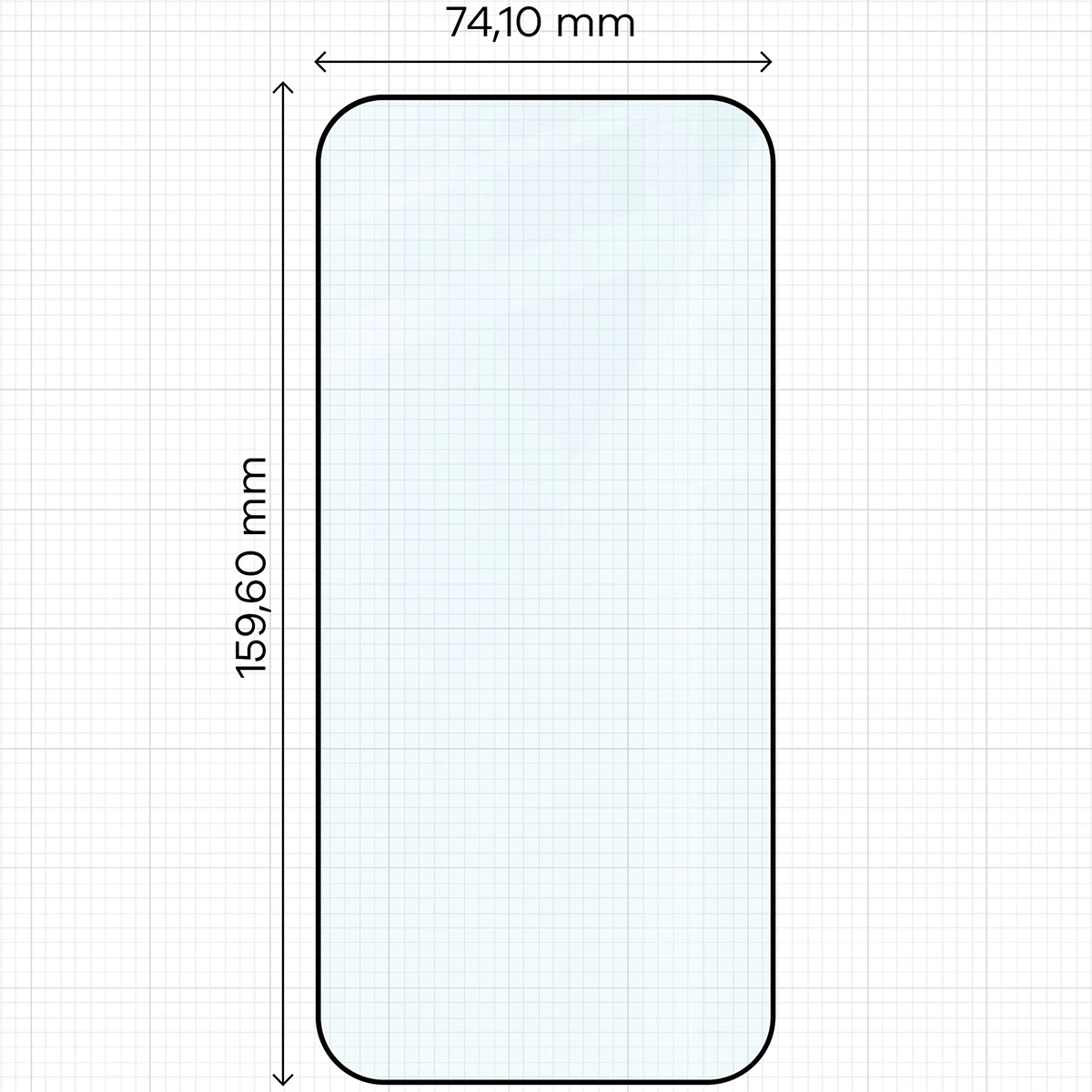 Ochranné sklo Bizon Glass Edge 2 Apple iPhone 17 Pro Max black frame
