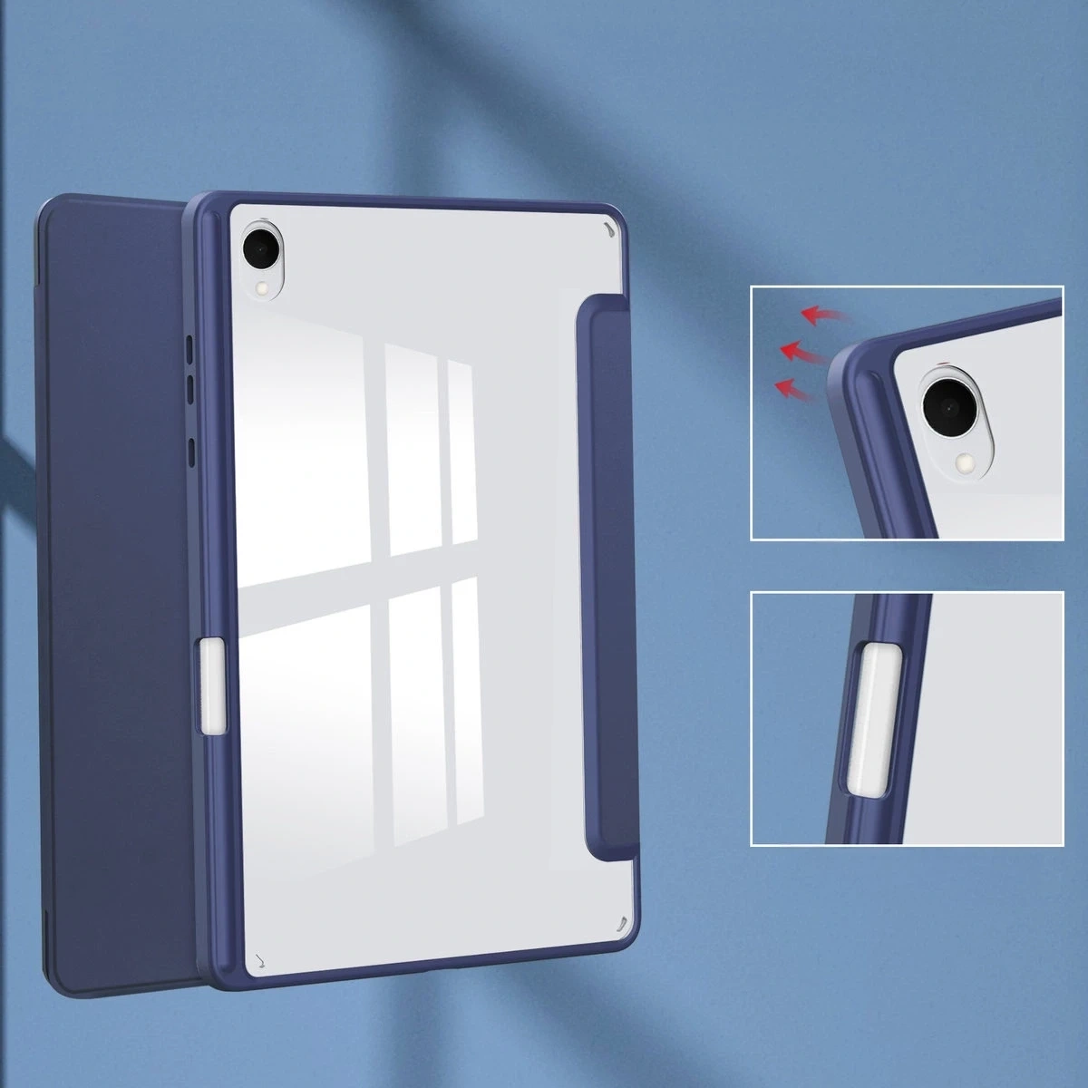 Kryt Bizon Case Tab Clear Matt Samsung Galaxy Tab S11 navy blue
