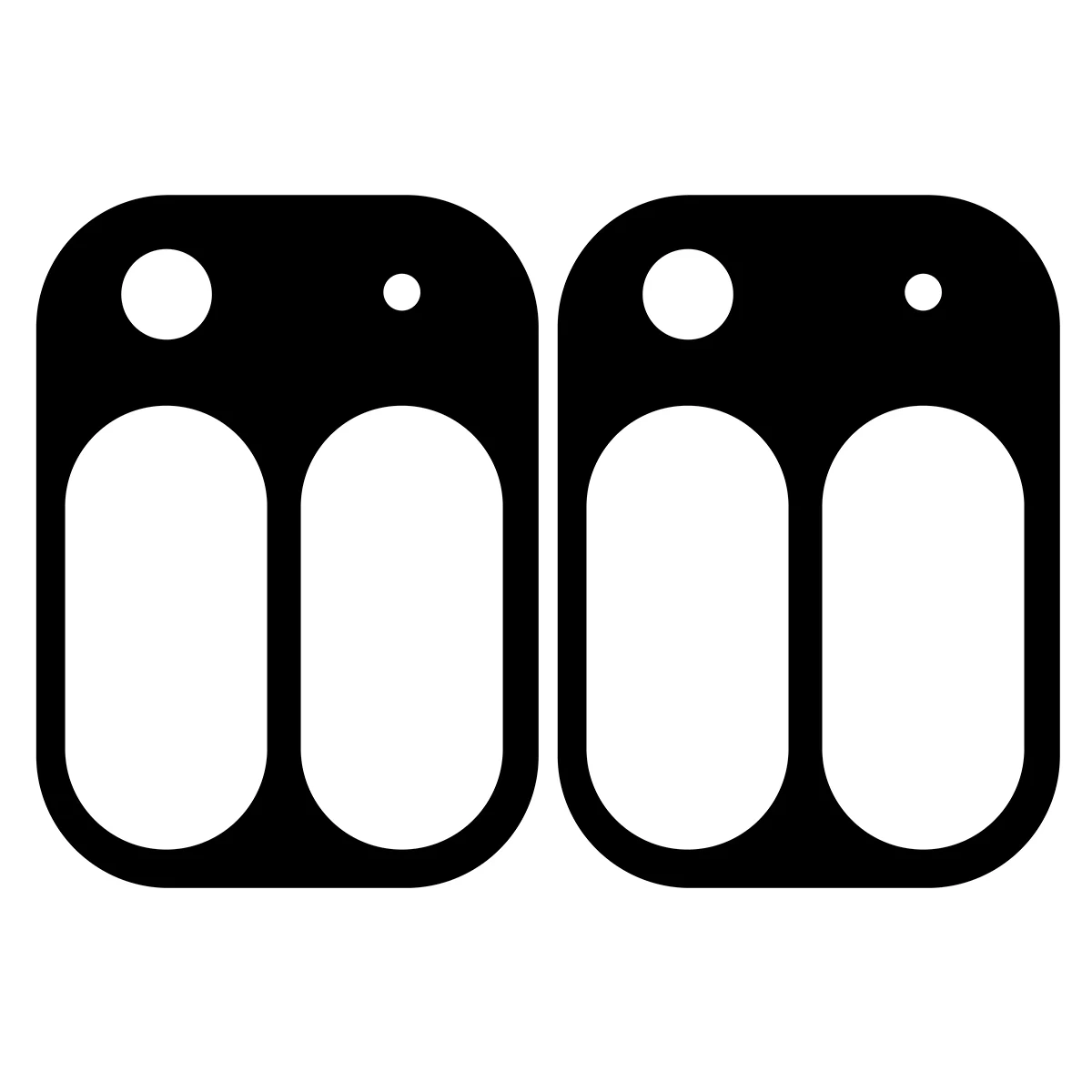 Ochranné sklo Bizon Glass Lens Google Pixel 10 Pro Fold  [2 PACK]