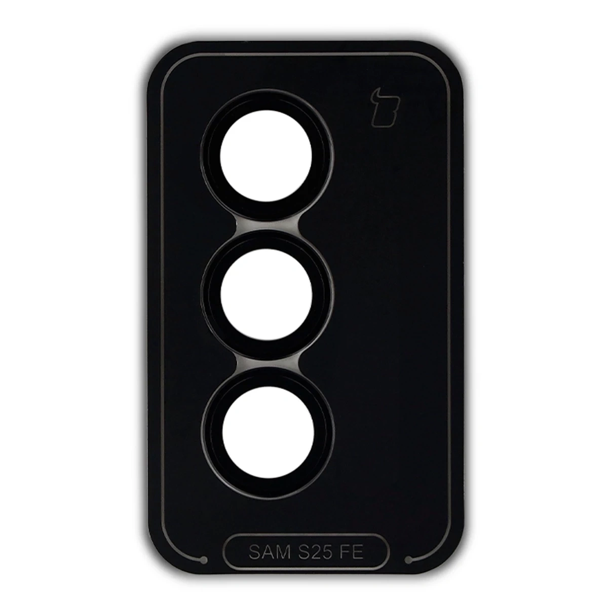Ochranné sklo Bizon Glass Snap Lens Samsung Galaxy S25 FE black frame