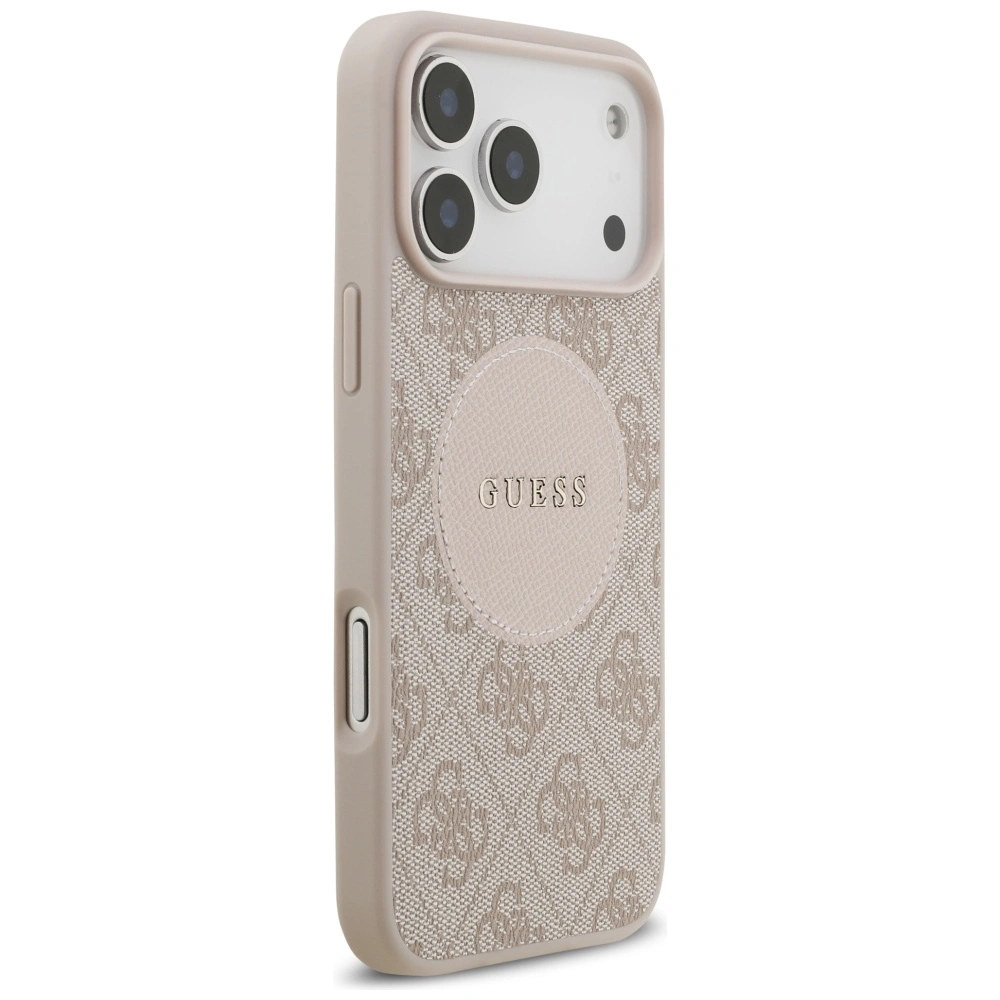 Kryt Guess 4G Circle Classic Logo MagSafe Apple iPhone 17 Pro Max pink