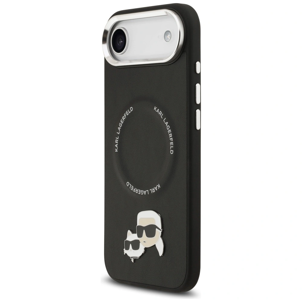 Kryt Karl Lagerfeld Karl & Choupette Pins MagSafe Apple iPhone Air black
