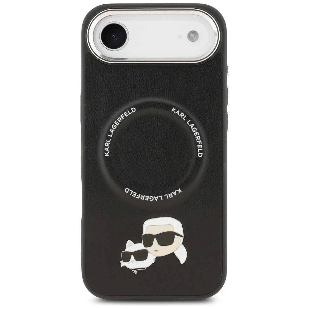 Kryt Karl Lagerfeld Karl & Choupette Pins MagSafe Apple iPhone Air black