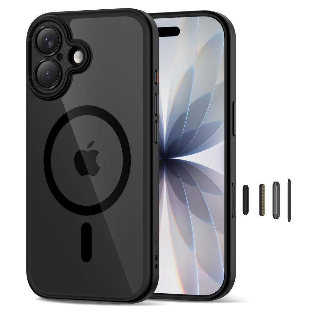 Kryt Tech-Protect Magpeak MagSafe CC Apple iPhone 17 Black/clear
