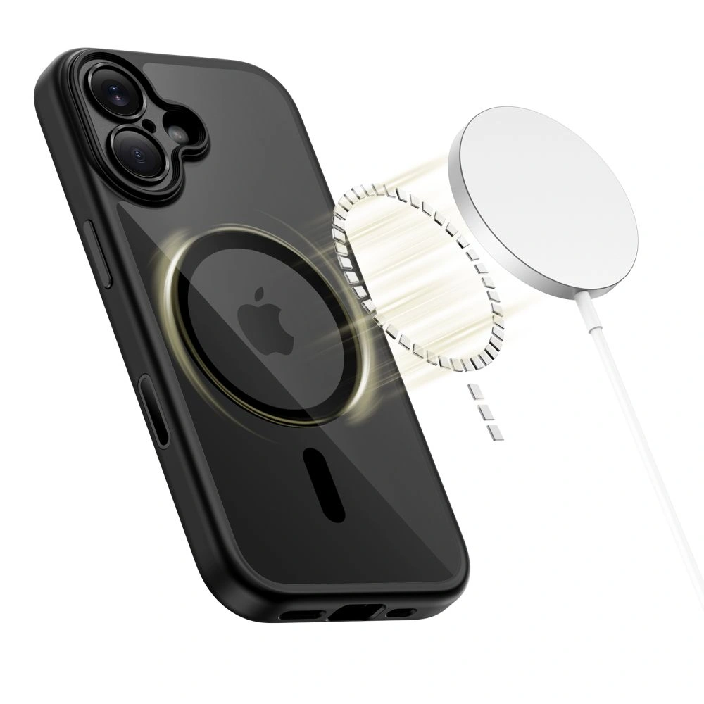 Kryt Tech-Protect Magpeak MagSafe CC Apple iPhone 17 Black/clear