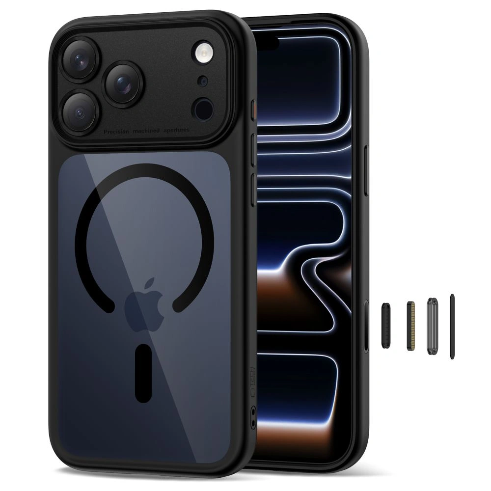 Kryt Tech-Protect Magpeak MagSafe CC Apple iPhone 17 Pro Black/clear