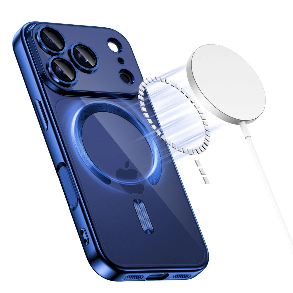 Kryt Tech-protect Magflex Magsafe Iphone 17 Pro Max Shiny Deep Blue