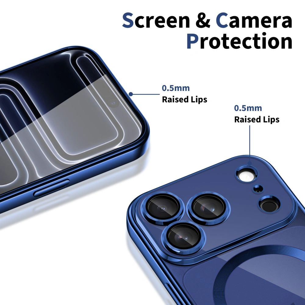 Kryt Tech-protect Magflex Magsafe Iphone 17 Pro Max Shiny Deep Blue