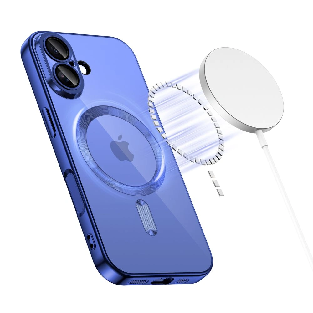 Kryt Tech-protect Magflex Magsafe Iphone 17 Shiny Mist Blue