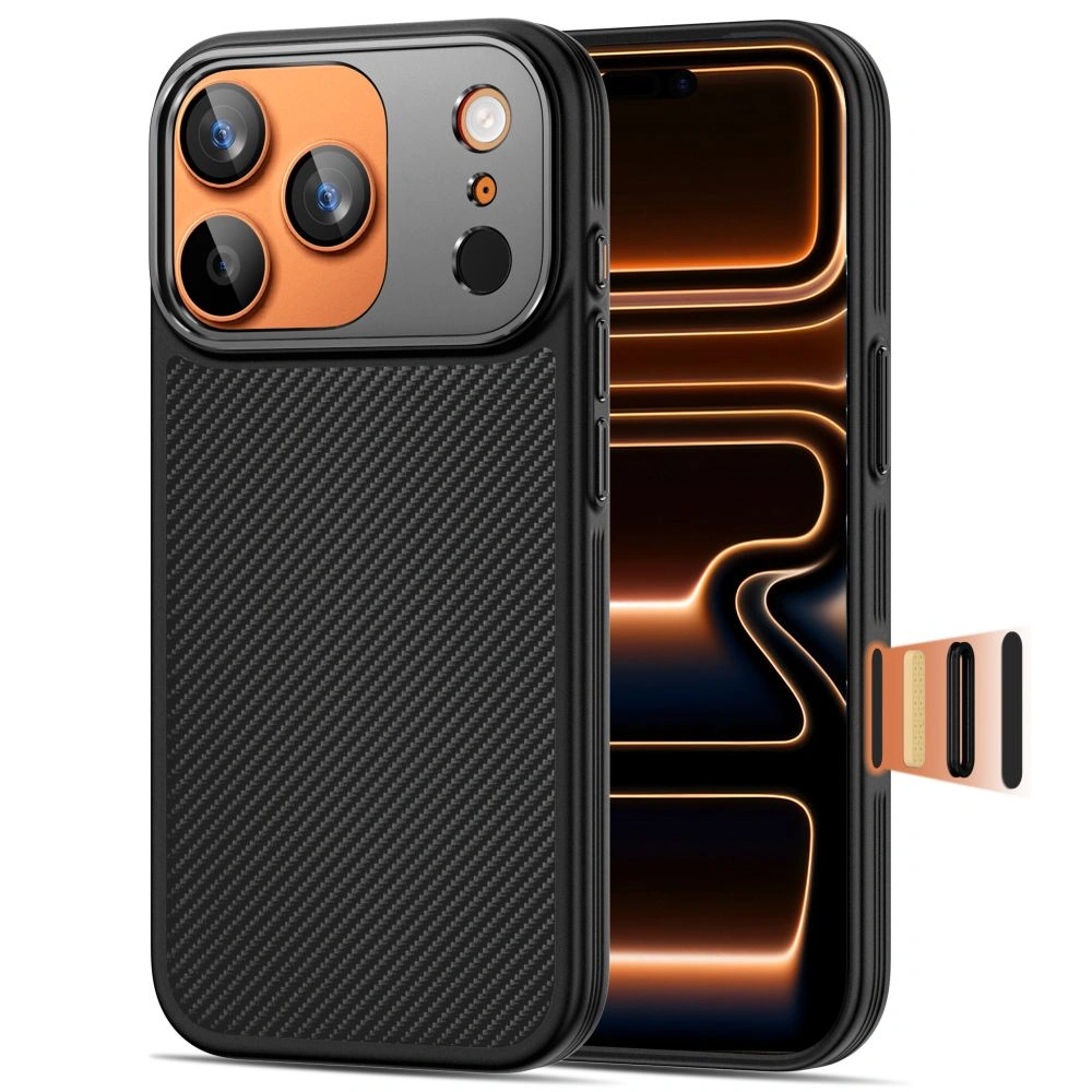 Kryt Tech-protect Kevlar Aramid Magsafe Iphone 17 Pro Black