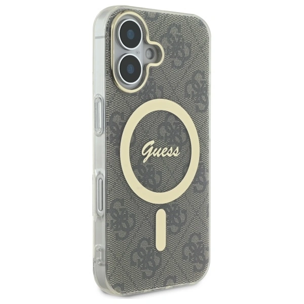 Kryt Guess Apple iPhone 16 Plus hardcase IML 4G MagSafe brown