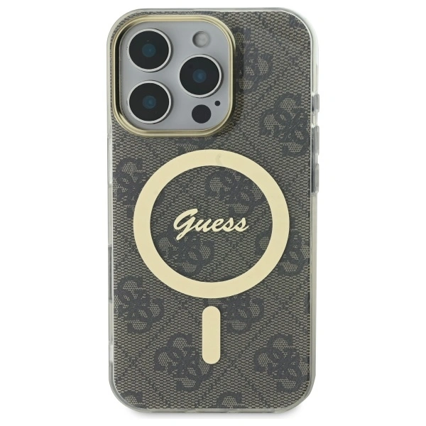 Kryt Guess Apple iPhone 16 Pro Max hardcase IML 4G MagSafe brown