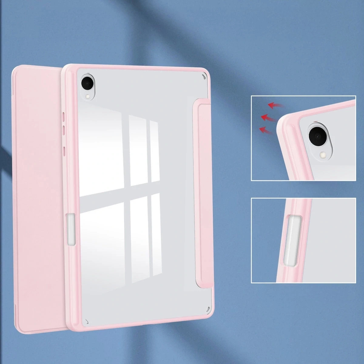 Kryt Bizon Case Tab Clear Matt Samsung Galaxy Tab S11 pink