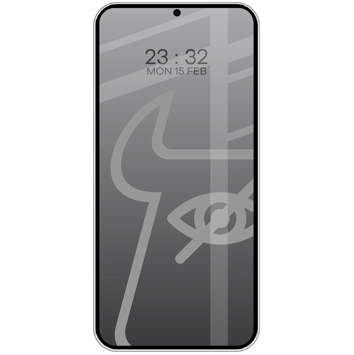 Ochranné sklo Bizon Glass Edge Shadow Duo Samsung Galaxy S25+ Plus / S24+ Plus tinted with a black frame [2 PACK]