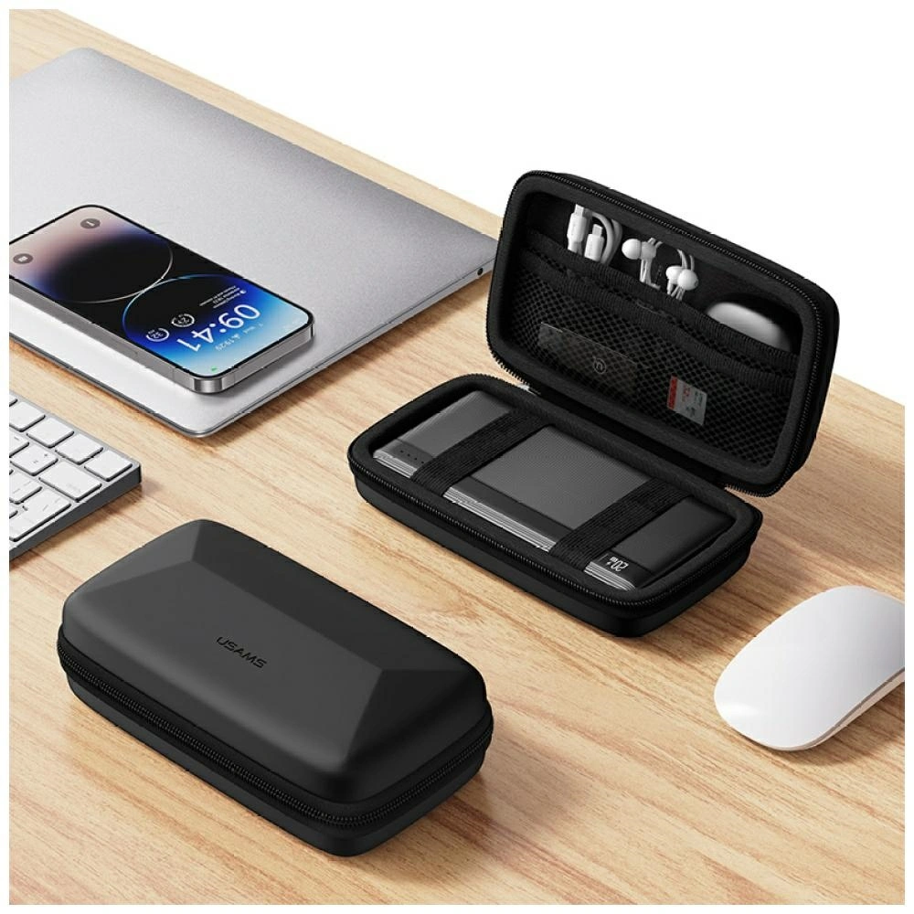 Kryt USAMS Series JX Jane06 black travel case / bag for accessories