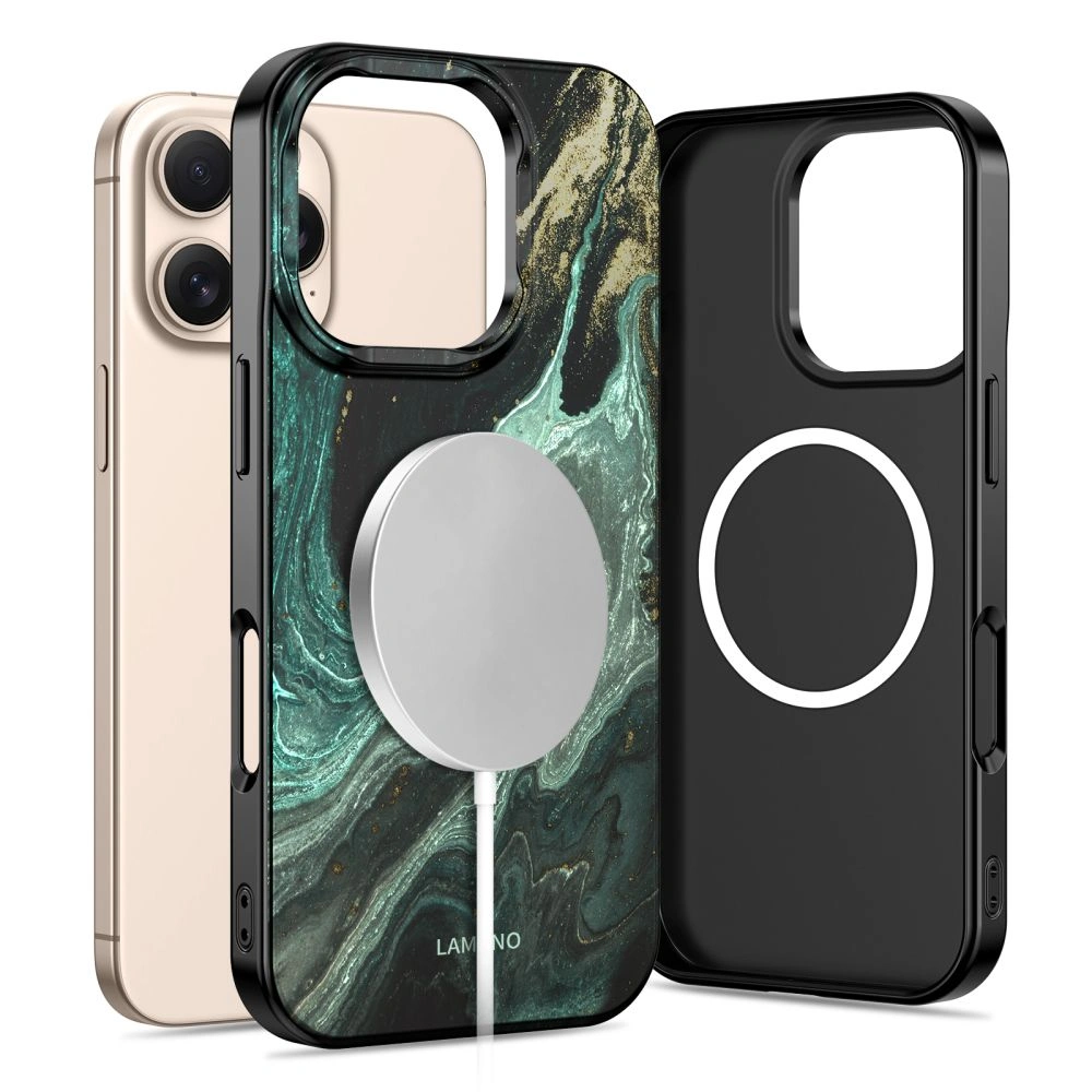 Kryt Tech-Protect Lamano MagSafe Apple iPhone 16 Pro Verde Aura