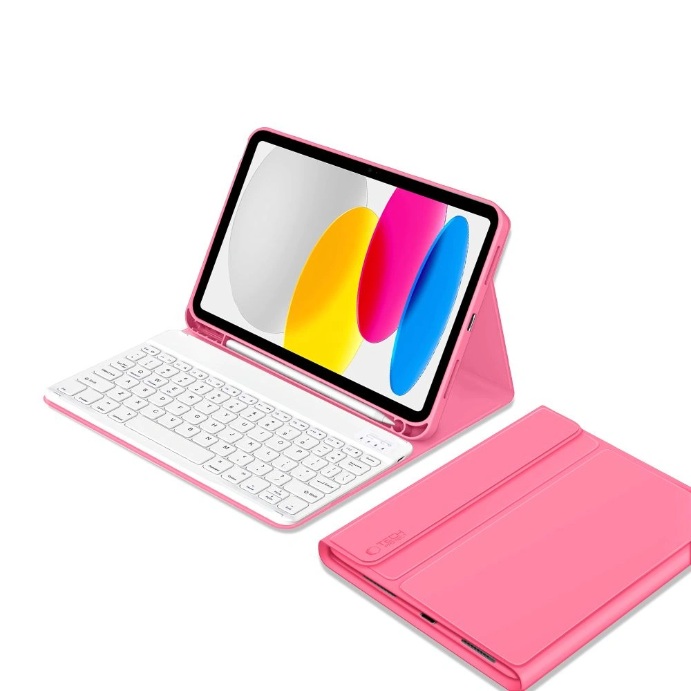 Kryt Tech-Protect SmartCase Pen + Keyboard Apple iPad 10.9" 2022 / 11" 2025 Magenta
