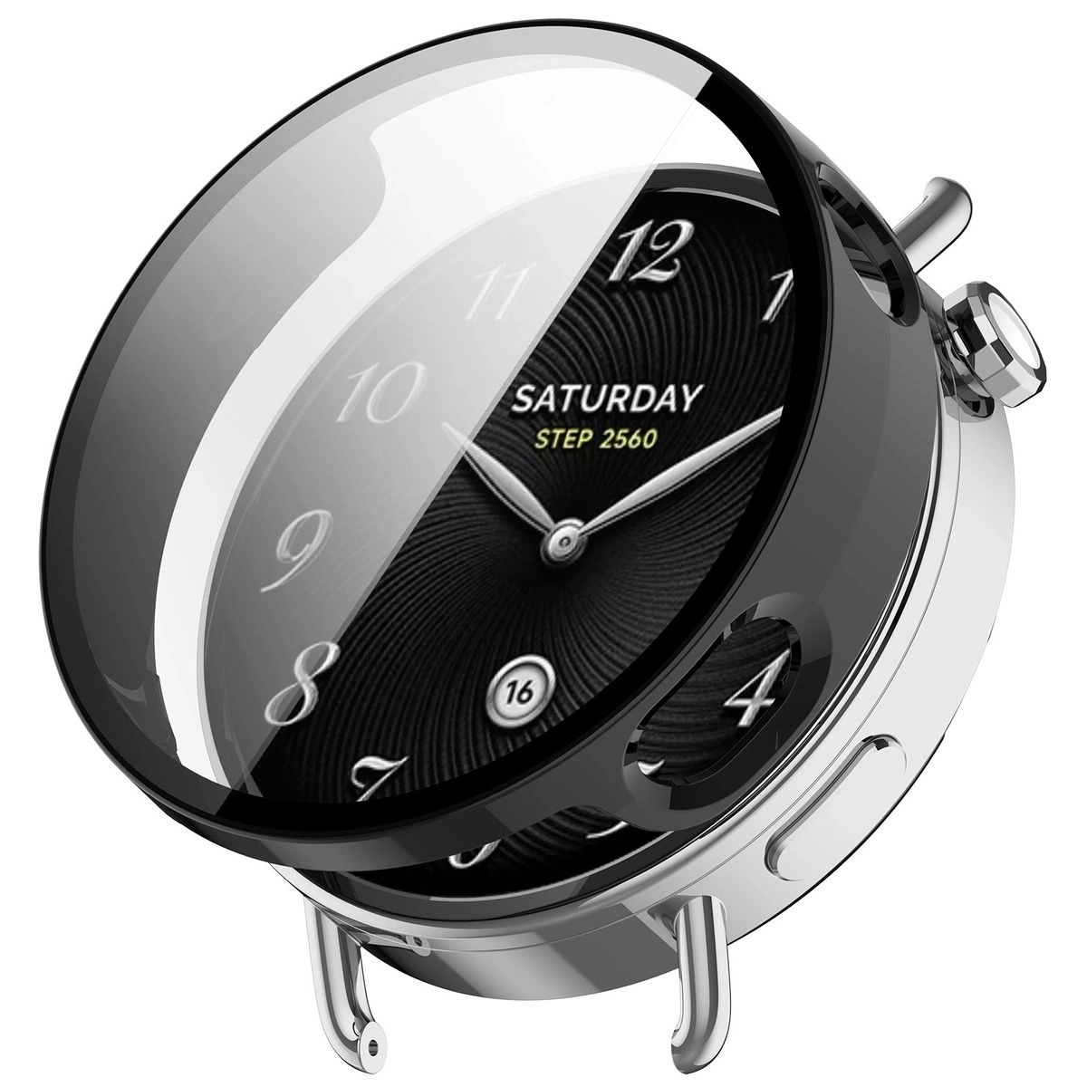 Kryt Bizon Case+Glass Watch Xiaomi Watch S4 41mm black