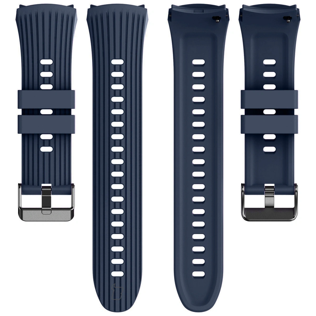 Kryt Bizon Strap Watch Silicone T Huawei Watch 5 42mm navy blue