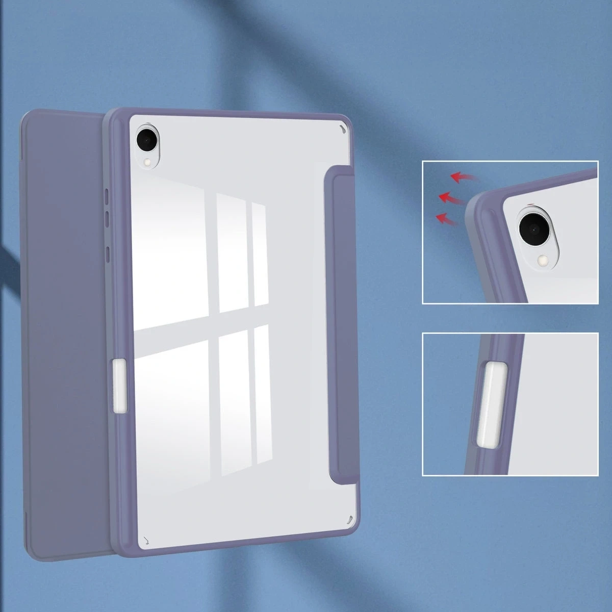 Kryt Bizon Case Tab Clear Matt Samsung Galaxy Tab S11 lavender